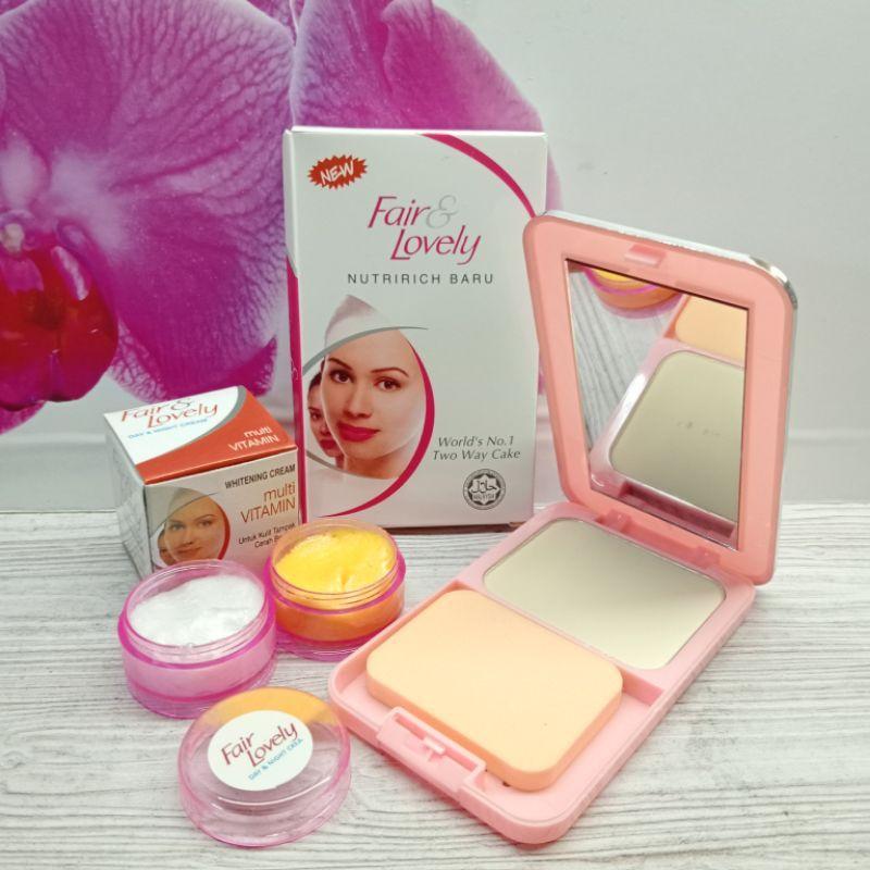 Paket Fair Lovely (Bedak Twc+Cream Siang & Malam)