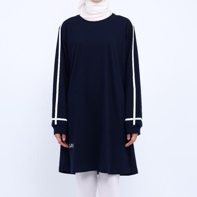 LIFESTYLE Baju Tunik Olahraga Wanita Muslim Bahan Adem Kaos Tunik Olahraga Wanita Lengan Kaos Tunik 