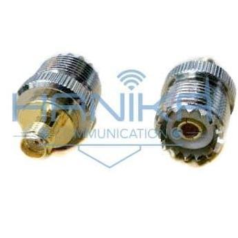 Murah Konektor Pl Female To Sma Female Sambungan Pl259 Radio Ht Connector Ke