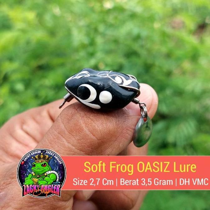 Lansungkirim- Soft Frog Oasiz Lure 2,7 Cm Lure Umpan Casting Gabus