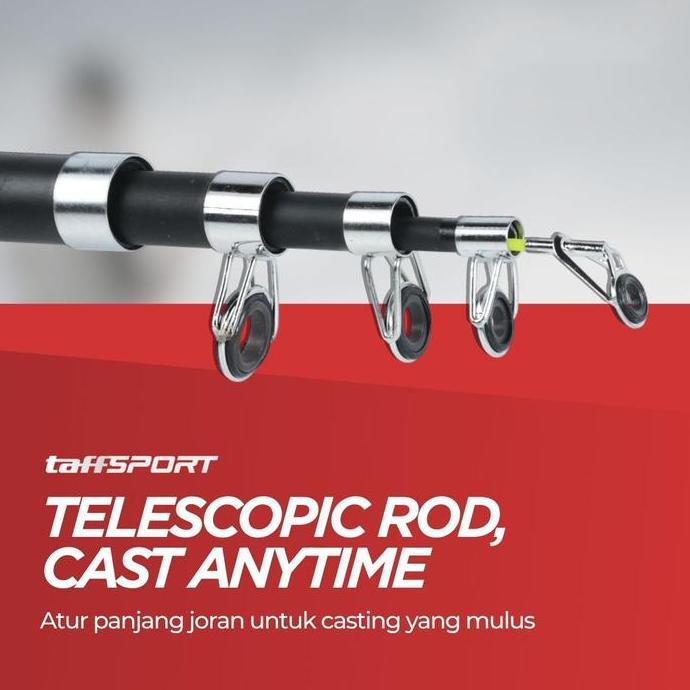 Lansungkirim- Satu Set Paket Joran Reel Pancing Set Pancingan Ikan Galatama Joran Dan Katrol Rill