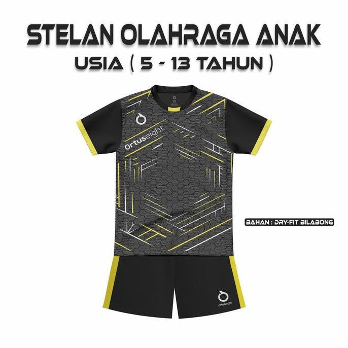 Kick- Kaos Bola Anak/ Baju Olahraga Anal Laki Laki/Perempuan