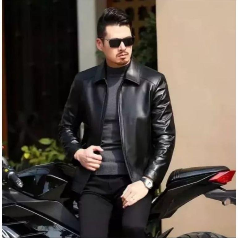 NEW JAKET SEMI KULIT/JAKET KULIT PRIA/JAKET KULIT PREMIUM