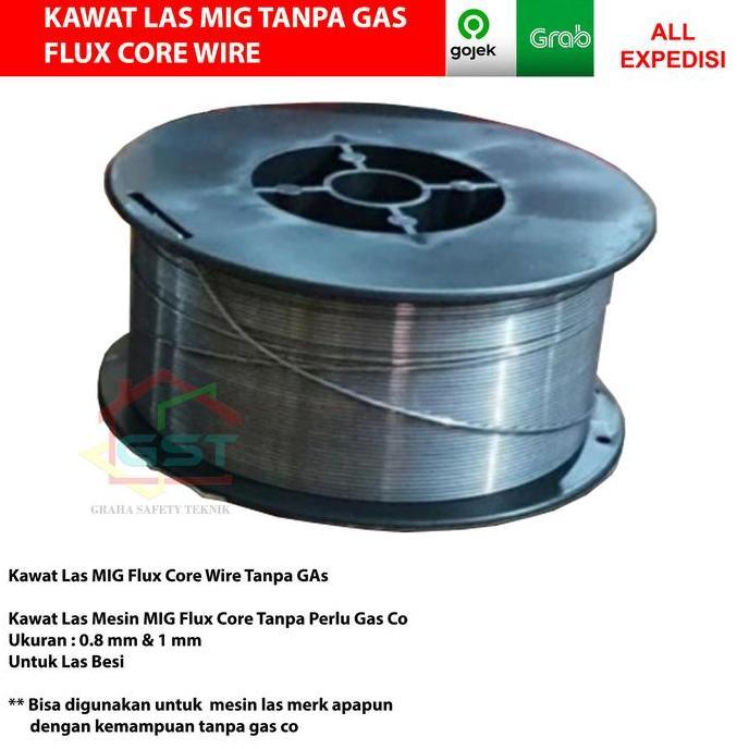 Ready kawat las mig wire fluxcore tanpa gas