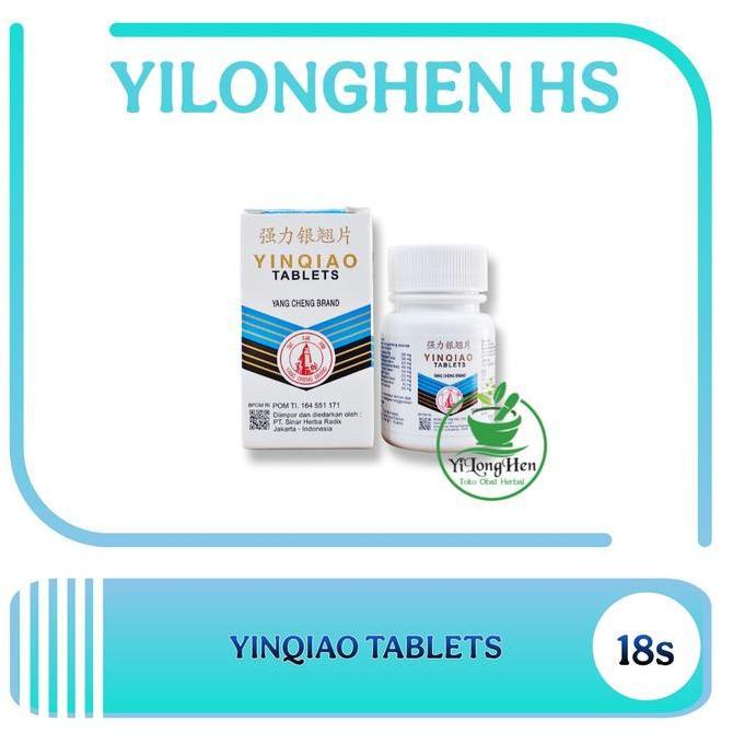 Yinqiao Tablets Obat Herbal China Influenza Demam Sakit Tenggorokan Pilek Hidung Tersumbat Sakit Kep