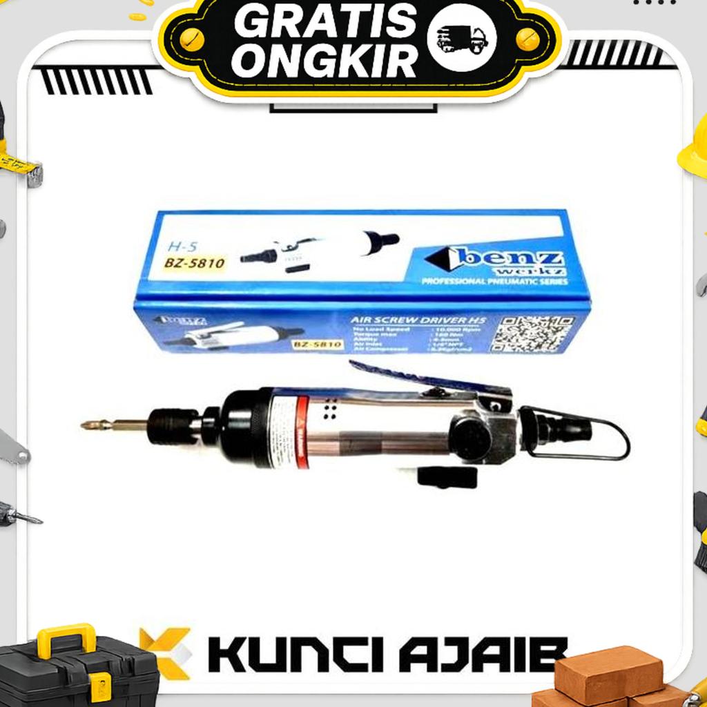 Benz Bz-5810 Air Screwdriver Obeng Angin Kompresor Impact Wrench