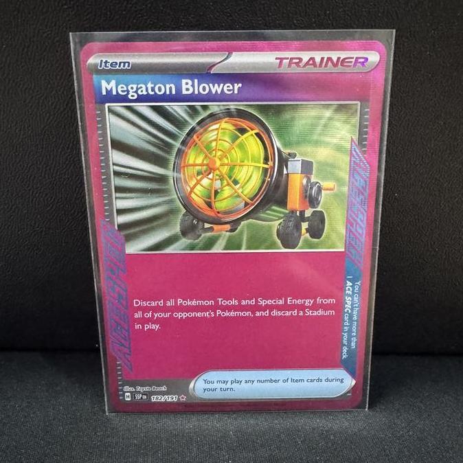 Megaton Blower ACE Card Spec Surging Sparks TCG English Kartu Pokemon