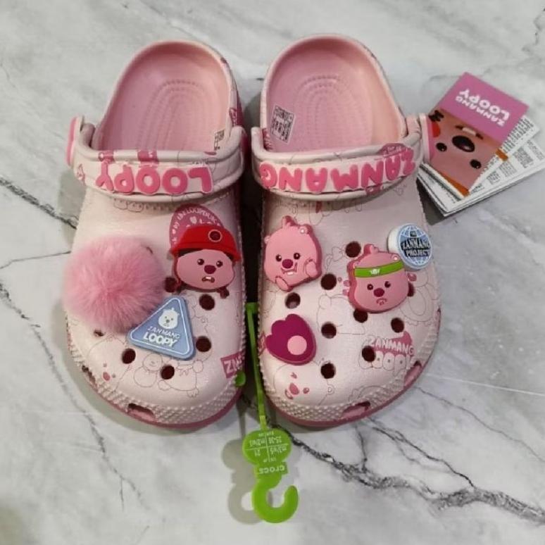 TERBARU SANDAL ANAK CROCS LOOPY CLOG / CROCS ZANMANG LOOPY ANAK / CROCS LOOPY