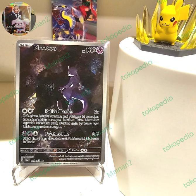 Mewtwo ar 151 sv2a 183/165 pokemon indo tcg