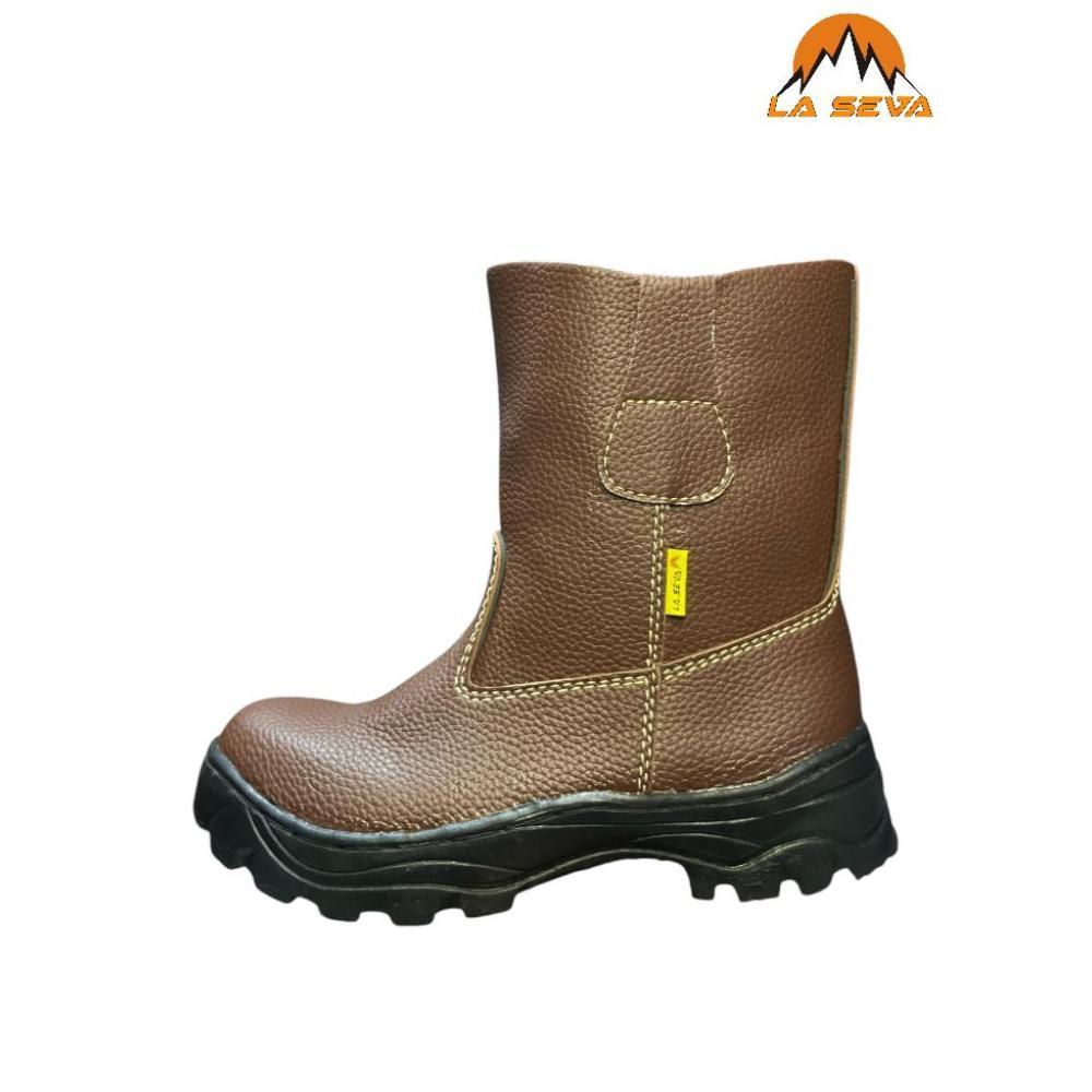 Sepatu Safety Boots Proyek Ujung Besi