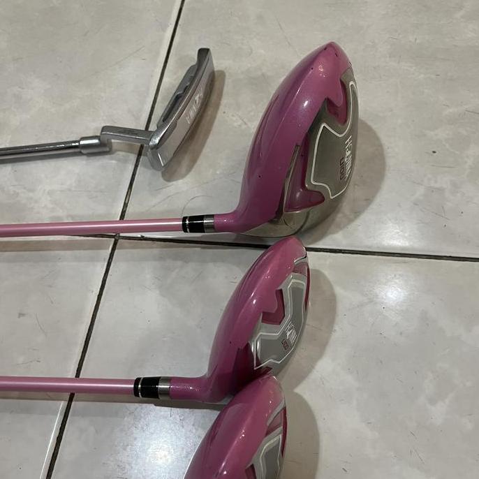 Second honma U 100 golf full set like new ladies with bag wanita