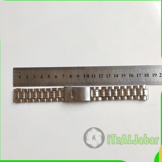 Tali jam tangan Rantai lurus 18mm Stainless strap Tali jam rante 18mm