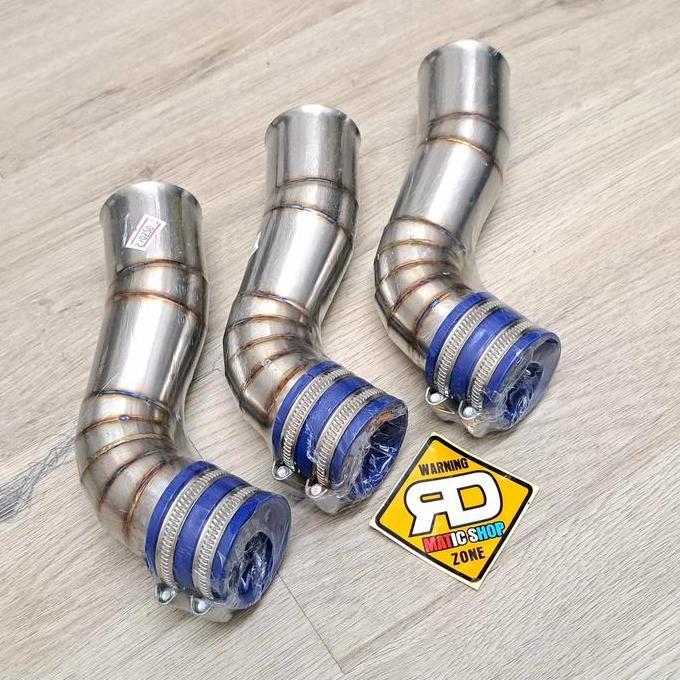 Air Intake Connecting Stainless SPS Vario 125 150 PCX CBU untuk TB BRT dan sejenisnya
