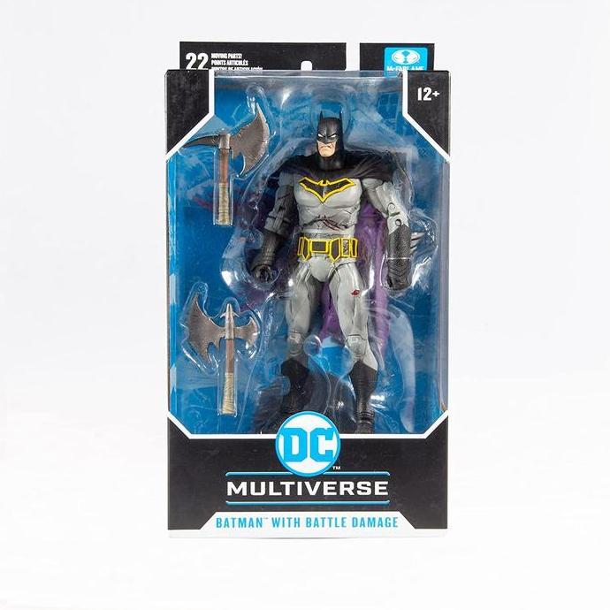 mcfarlane batman with battle damage