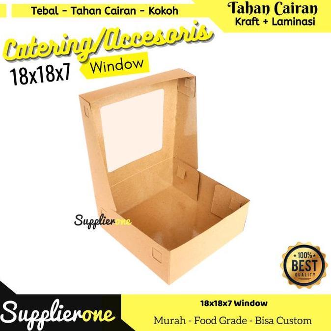 Lacha- Dus Nasi 25Pcs / Dus Catering / Box Catering / Box Pizza / Dus Souvenir