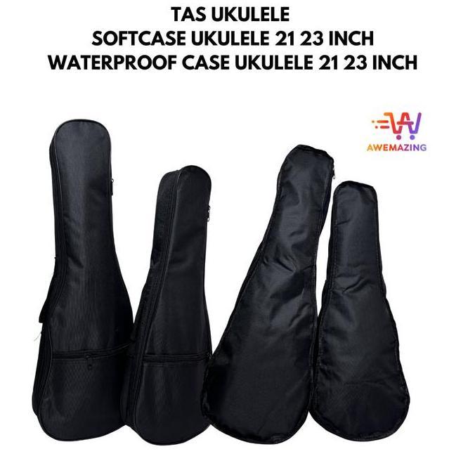 Rovinamakumseller - Tas Ukulele / Softcase Ukulele 23 31 inch / Ukulele Guitalele Case Waterproof