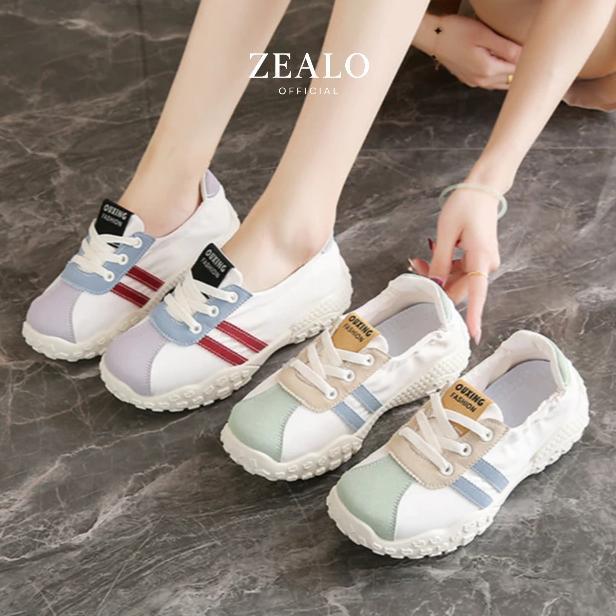 Zealo 378 Sepatu Sneakers  Korea Fashion Shoes Casual Sport Wanita Kekinian