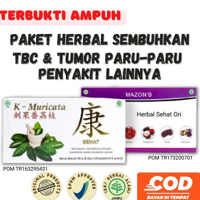 Obat Herbal TBC Dan Penyakit Paru Paru Lainnya Mazon B dan K Muricata