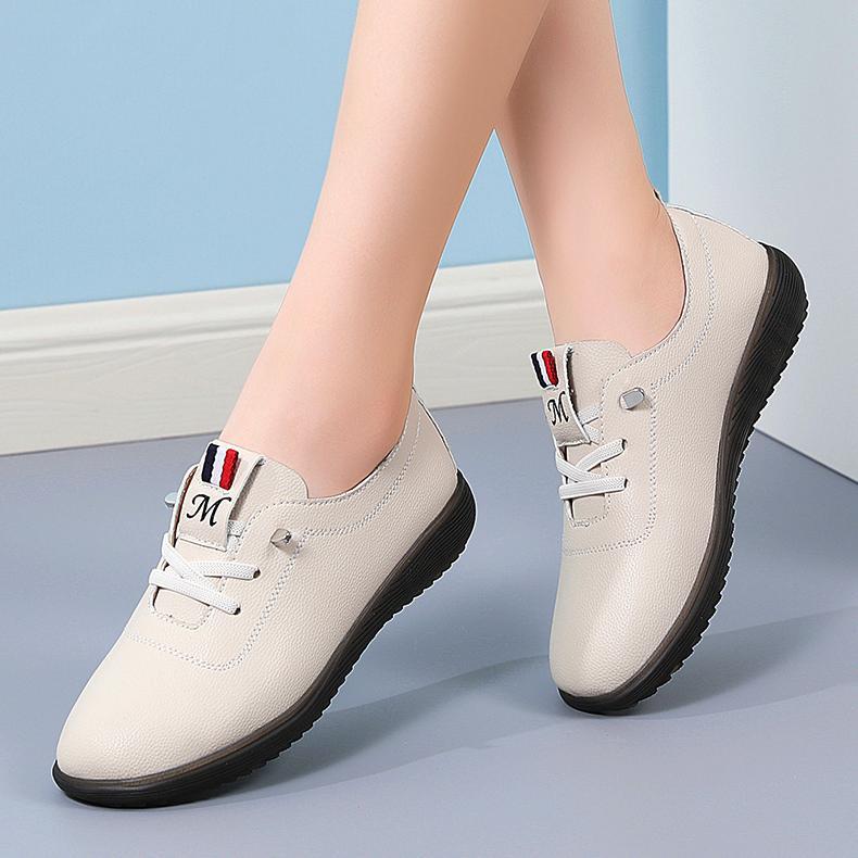 FOKU Sepatu Flat Wanita Loafers Wanita Lembut Flatshoes Terbaru