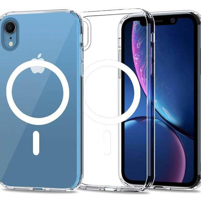 BEBAS ONGKIR - Crystal Armor Mag Case iPhone XR - for iphone XR - Acrylic Clear Casing PC TPU Soft H