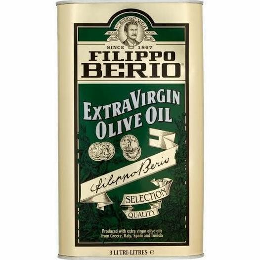 Filippo Berio Extra Virgin Olive Oil 3 Liter Minyak Zaitun [terbaik]