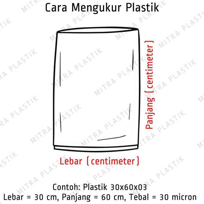 Storage- Plastik Pp Lebar 9 Tebal 03 9X15 9X17 9X18 Kantong Bening Transparan