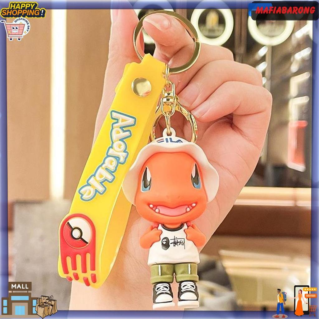 Gantungan Kunci Anime Pokemon Pikachu Topper Cake Ganci Souvenir Hadiah Kado Ulang Tahun Gantungan T