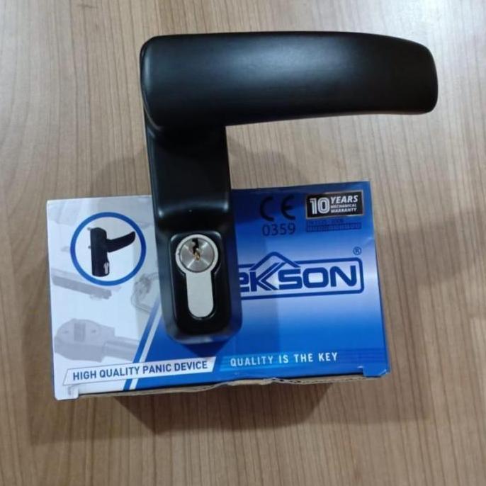 PANIC EXIT DEVICE HANDLE DEKKSON PD0701 BLACK TANPA BAR PANJANG