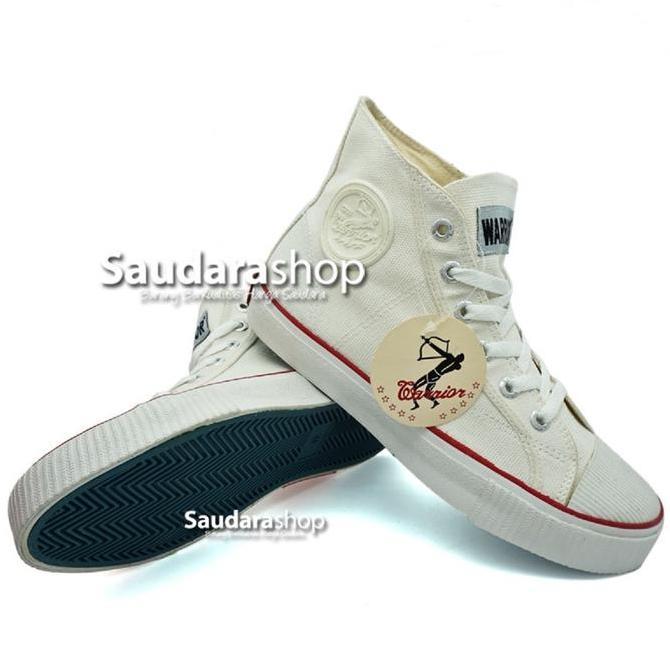 Sepatu Warrior Classic / Sepatu Sekolah Warrior / Sepatu Warrior Putih
