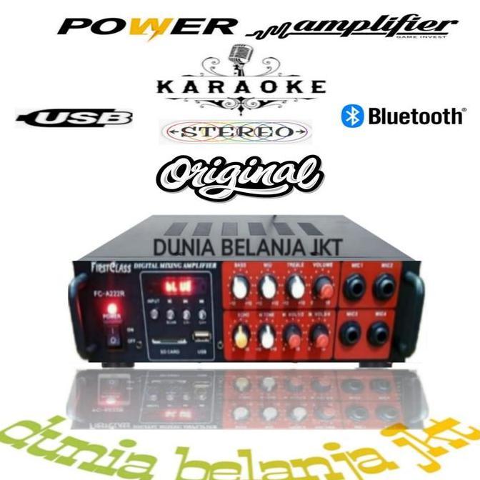 amplifier karaoke USB bluetooth FM radio mp3