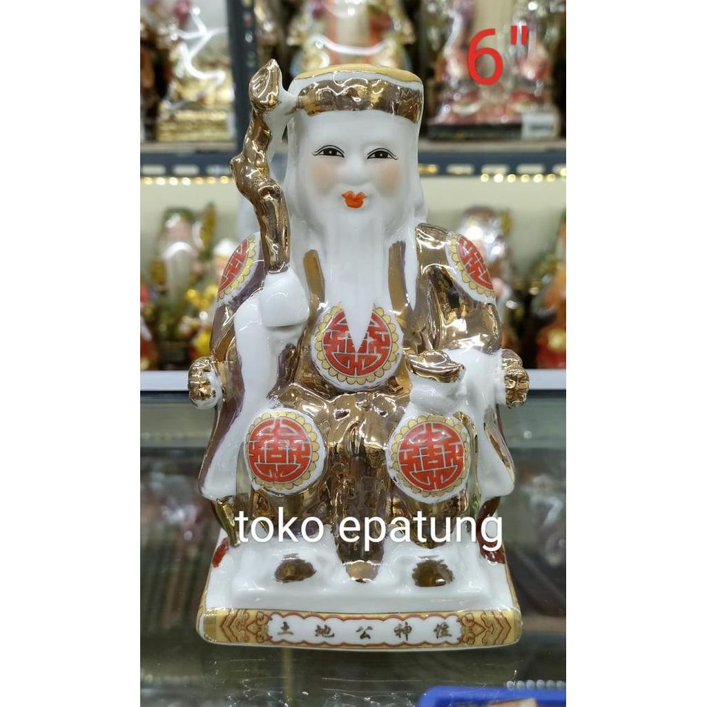 Patung Rupang Dewa Bumi / tutikong / tecukong - Keramik - 6 inch