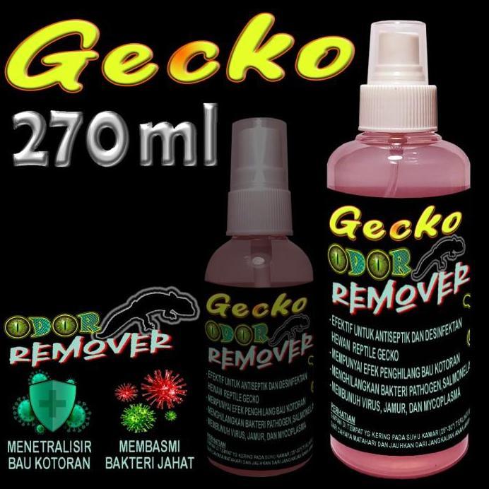 GECKO ODOR REMOVER ANTISEPTIK KANDANG LEOPARD GEKO TOKEK GEKKO WHELEERI CRESTED AFT TOKEK PET DISINF