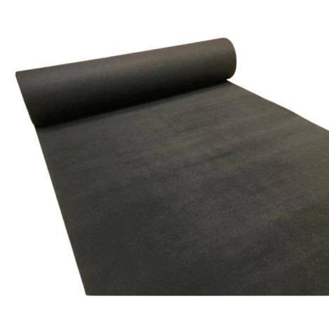 Karpet Meteran Exclusive Bludru Polos Lebar Karpet AVANOS L3 BLACK LEBAR 3M PANJANG 1M