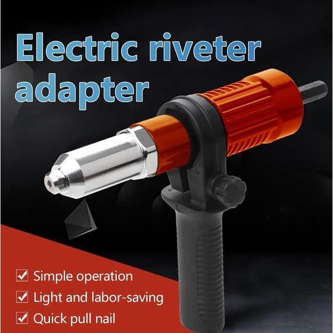 adaptor tang rivet ke mesin bor / Adaptor paku rivet gun elektrik