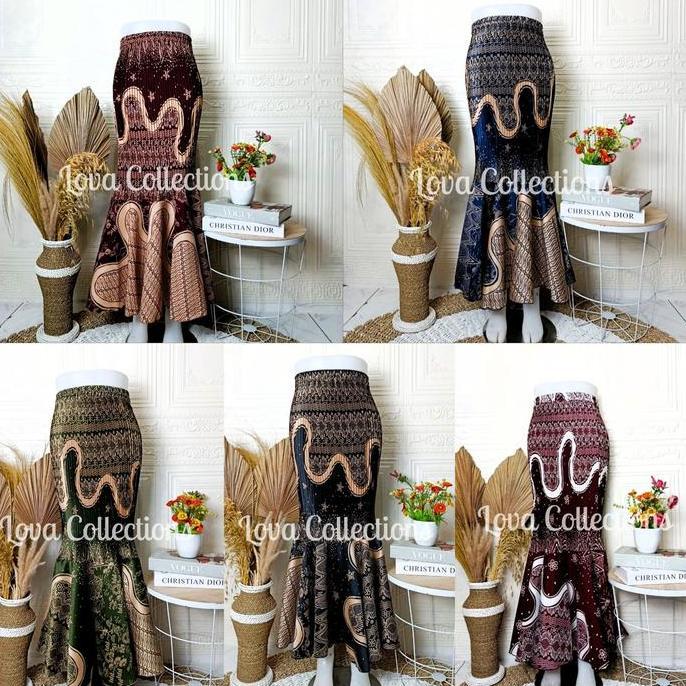 DB98 >> ROK DUYUNG / ROK PLISKET DUYUNG/ ROK BATIK DUYUNG Kebaya  Bawahan  Panjang Semi Pesta Silk W