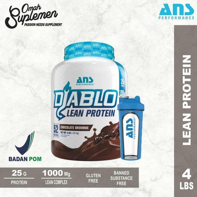 Ans Diablo Lean Protein  4 Lbs Bpom Whey Protein