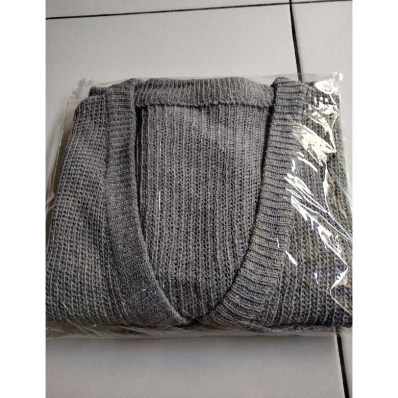 Diskont Bolero Rajut Wanita Oversize Cardigan Crop / Sweater Tali Model Terbaru / Atasan Wanita Tali