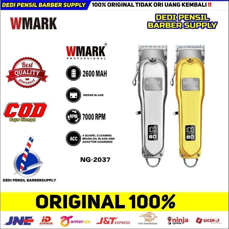 Wmark Ng-2037 Rpm 7000 Fade Hair Clipper Original Alat Cukur Elektrik Clipper Cas Tanpa Kabel Pangka