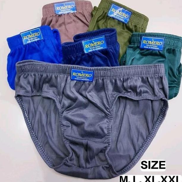 DV132 >> ROMERO 3 PCS CELANA DALAM PRIA / CD ROMERO