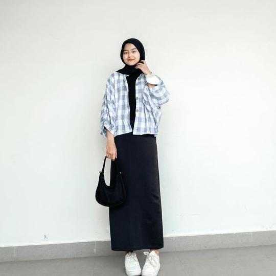 Premium Inner Dress Span Bahan Rayon Premium Terbaru - Inner Gamis Polos Tanpa Lengan - Dalaman Mans