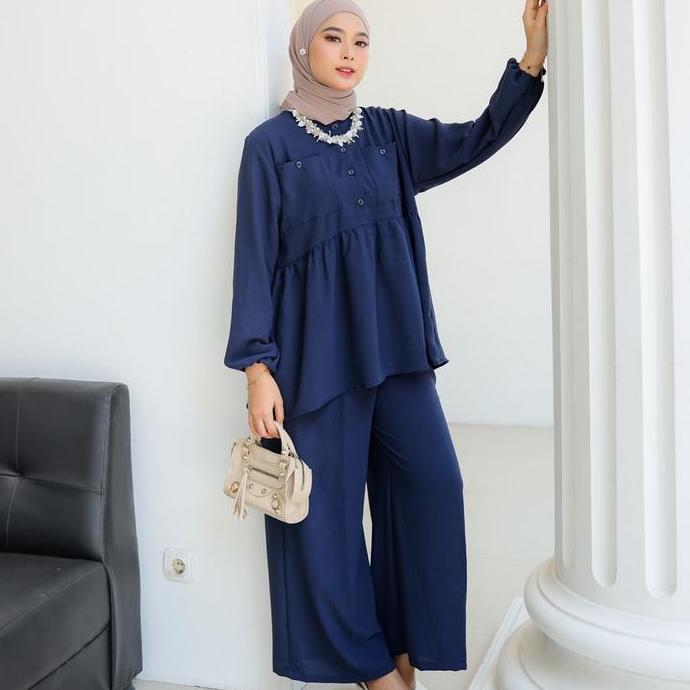MONICA ONE SET AIRFLOW CRINCKLE Polos