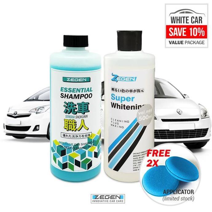 PERAWATAN MOBIL PUTIH, SILVER / PENGHILANG KEKUNINGAN (SHAMPOO & WAX)