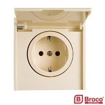 STOP KONTAK INBOW OUTDOOR BROCO COLOKAN LISTRIK DENGAN PENUTUP TUTUP TKPR