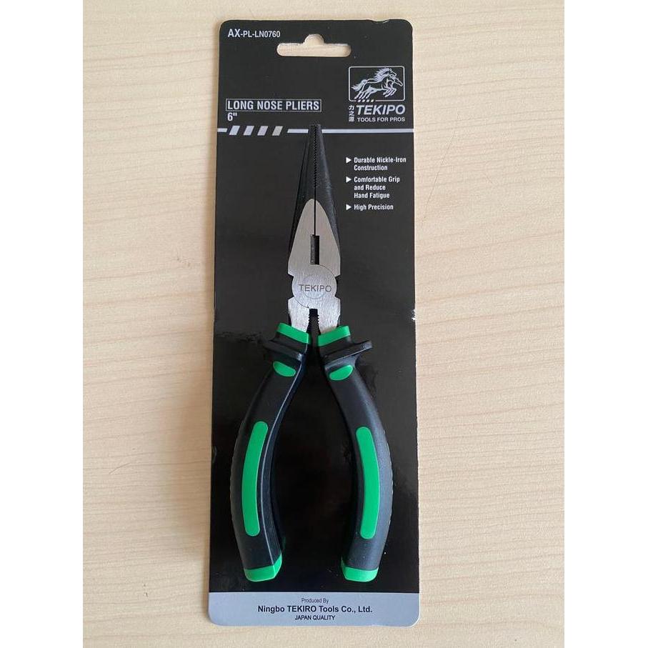 TANG LANCIP 6INC TEKIPO TANG LANCIP 6INC LONG NOSE PLIERS HD