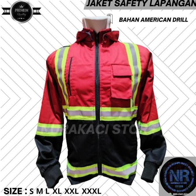 Wearpack Semi Jaket Safety Lapangan Proyek Seragam Kerja K3 (TERBAIK) (TERBARU) (TERMURAH)