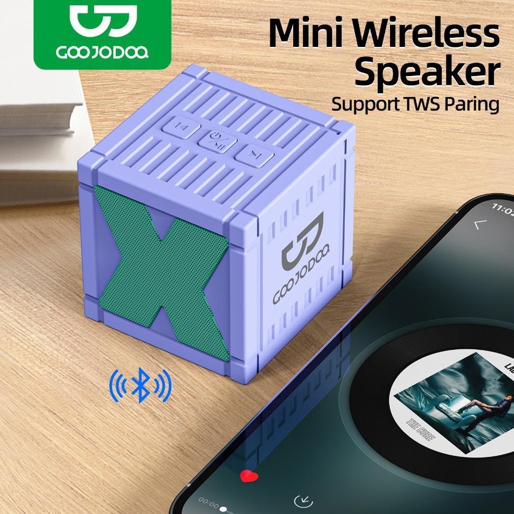 BESTPROMO GOOJODOQ MINI WIRELESS BLUETOOTH SPEAKER HIFI SOUND PORTABLE SPEAKER SMALL SPEAKER DESIGN
