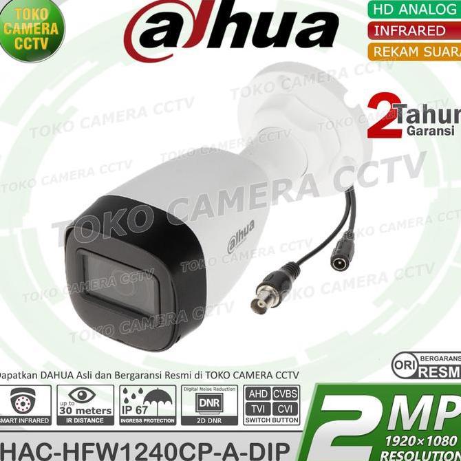 KAMERA CCTV OUTDOOR DAHUA 2MP MIC AUDIO CAMERA DAHUA 2MP AUDIO