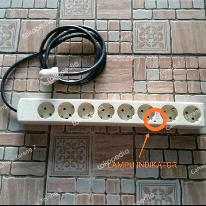 STOP KONTAK UTICON 8 LUBANG + KABEL/STOP KONTAK 8 LUBANG+KABEL+STEKER PM99