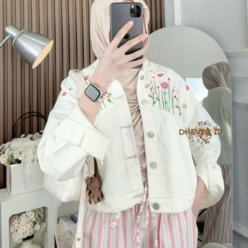 RECOMMENDED YOONA JACKET JEANS TERBARU BY DHEVIA ID READY STOCK
