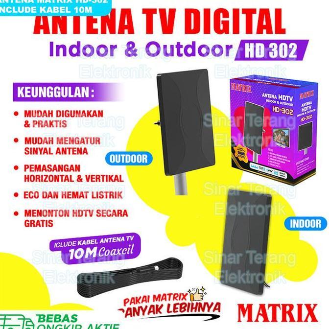Antena TV Digital Matrix HD 302